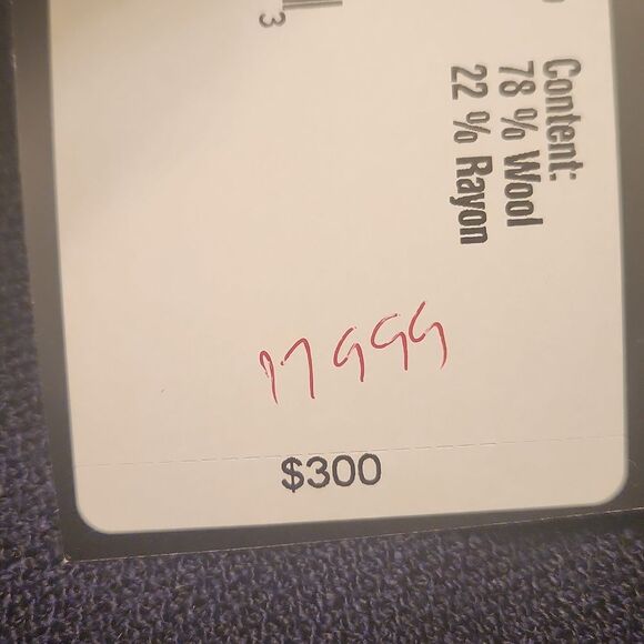 St. John Collection Long Wool Skirt In "Navy" Dark Blue Size 12 NWT - Picture 6 of 6